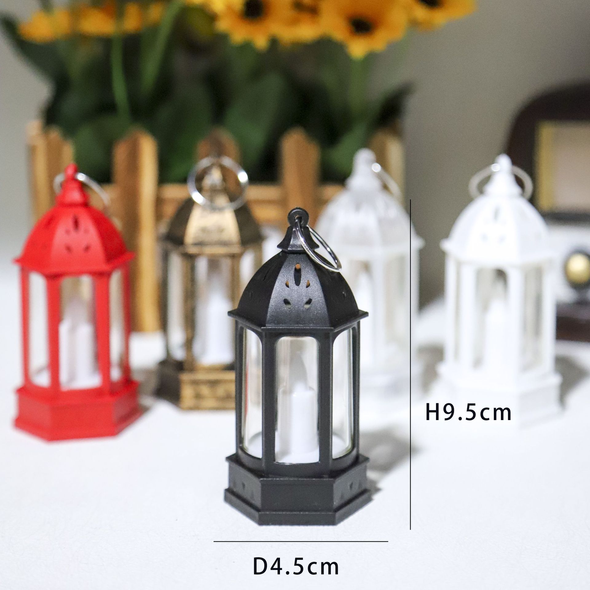 Silk Candle - Миниатюрный креативный атмосферный светильник: Ретро-электронная свеча,