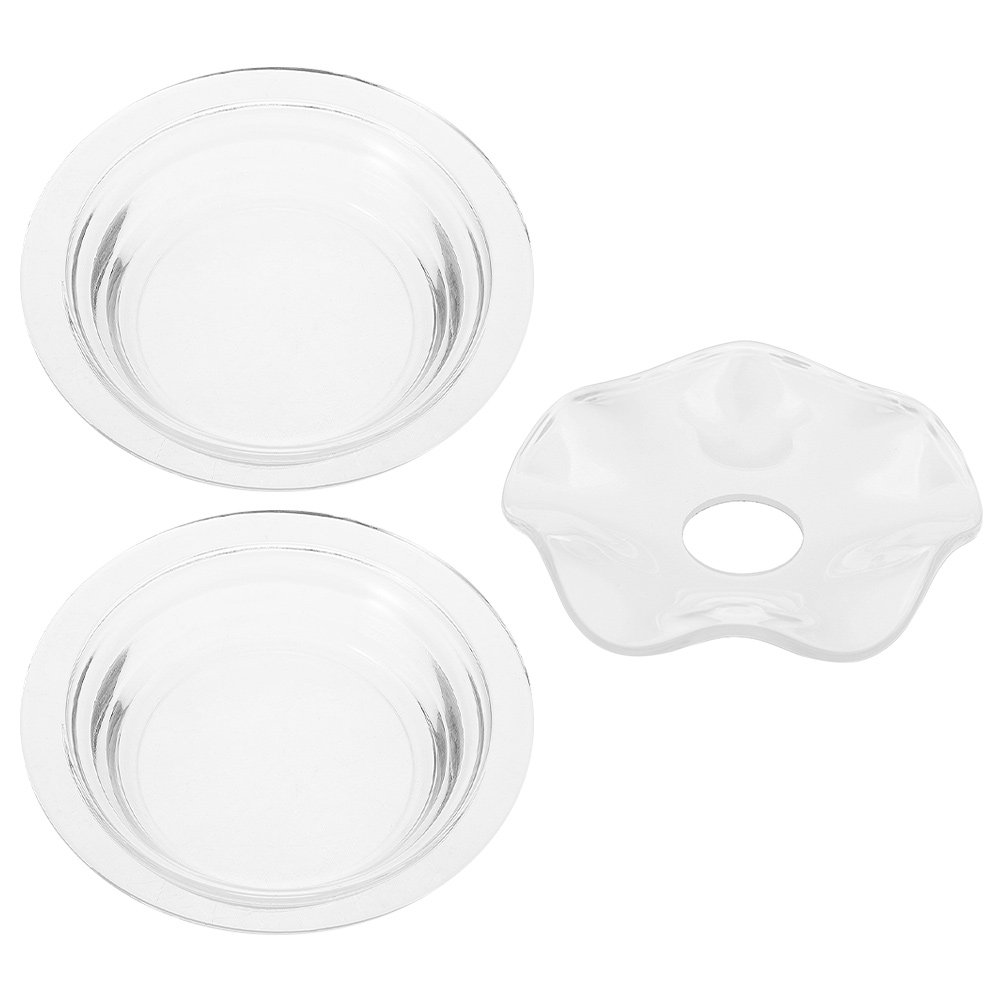 Wax Melts - Набор из 3 стеклянных подставок для