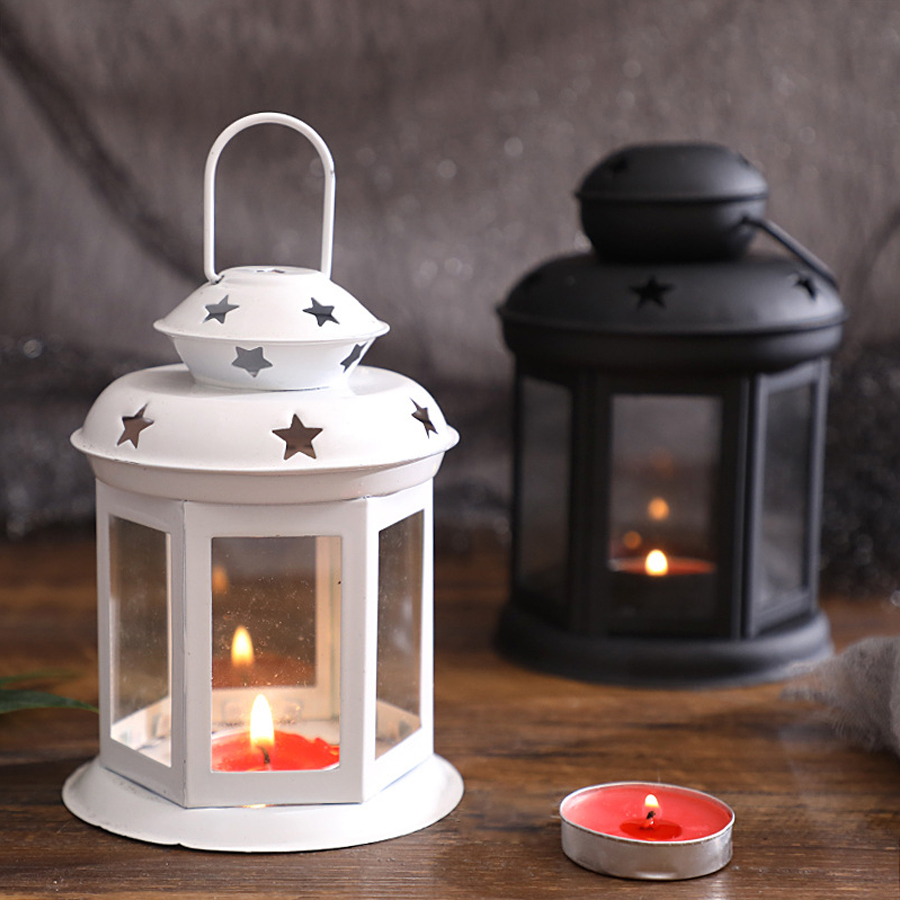 Candle Lighter - Подвесная лампа-свеча, орнамент, стеклянные фонарики, металлические