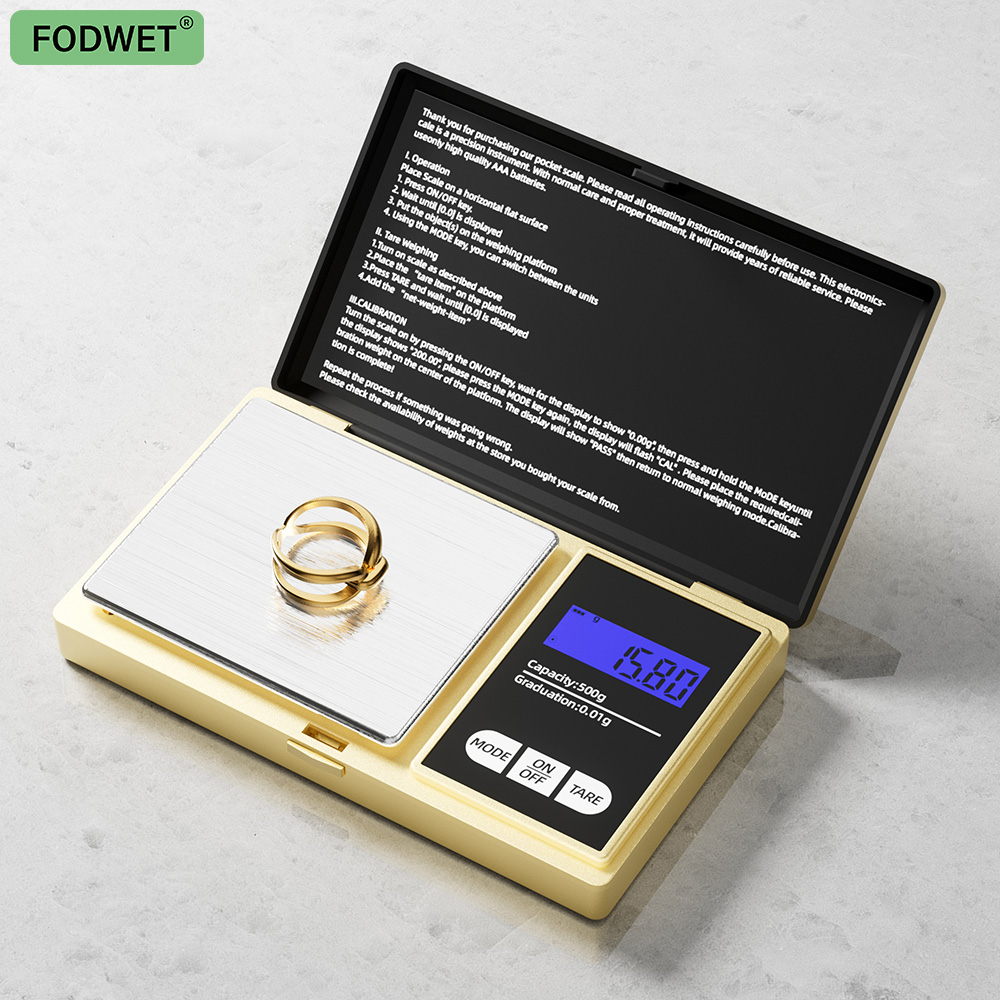 Candle Wax Scale - Золотистые компактные механические весы с ЖК-дисплеем
