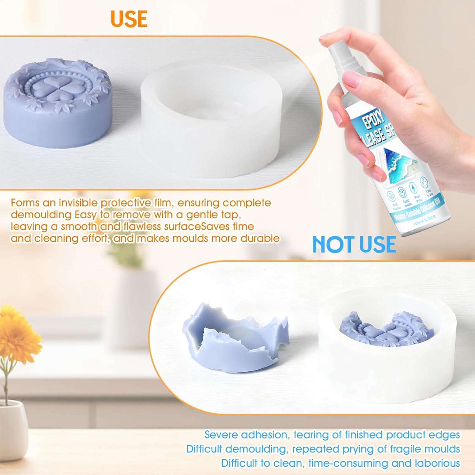 Силиконовый спрей-разделитель  – обзор и цена Candle Molds