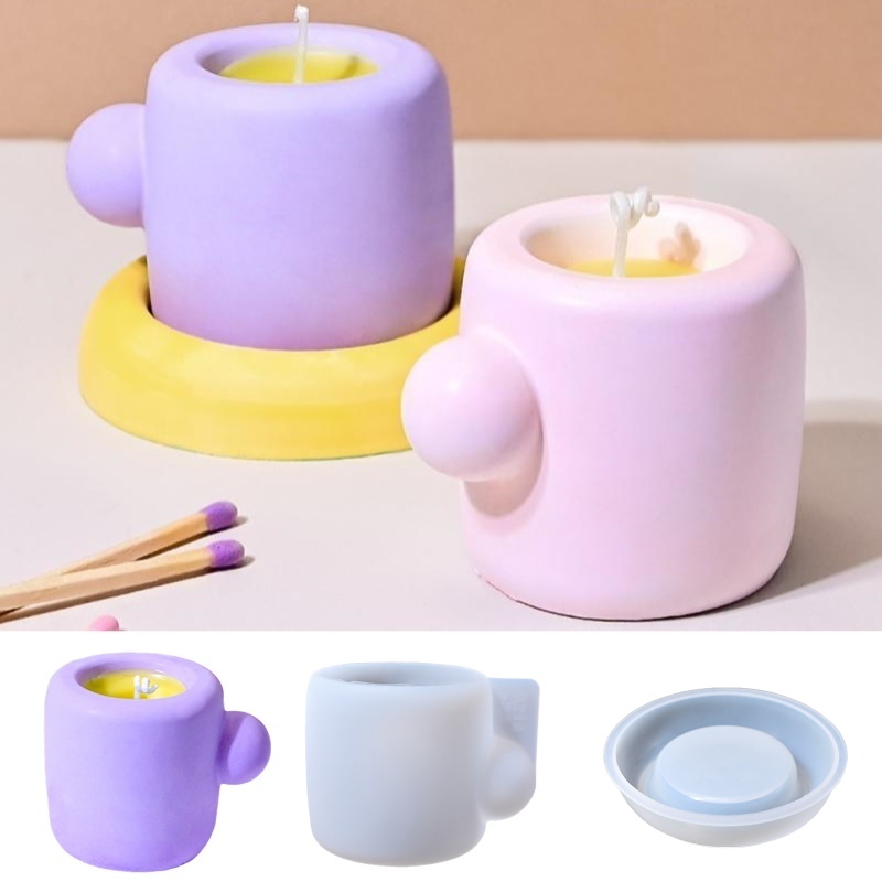 3D кружка с подставкой, силико – обзор и цена Candle Containers