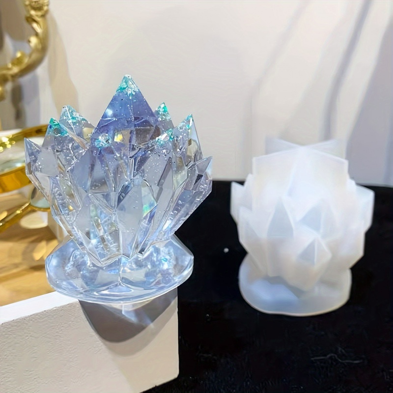 1 szt. Kryształowy klaster Dek – обзор и цена Candle Molds