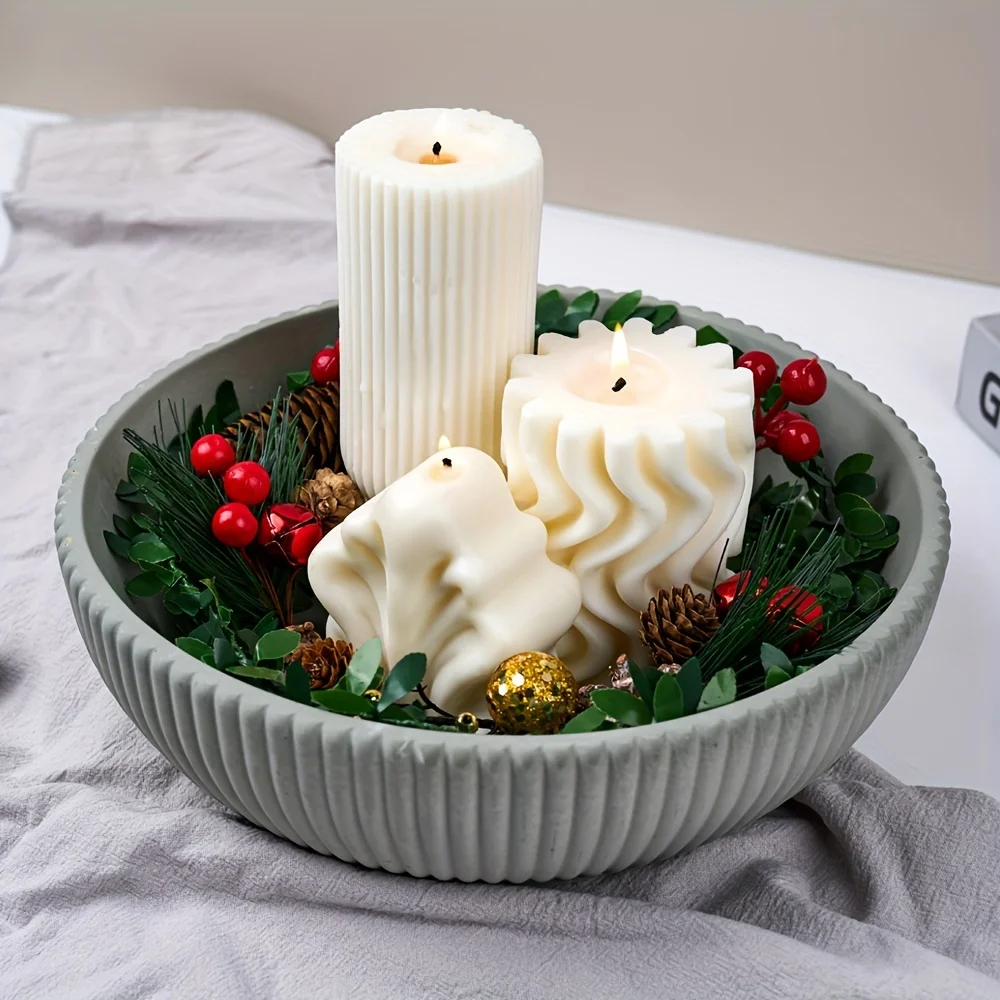 1-кольцевая силиконовая форма  – обзор и цена Candle Molds