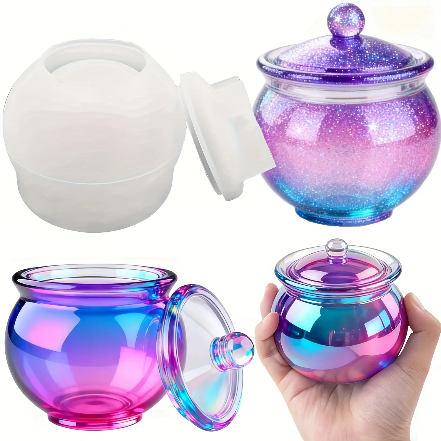 1 комплект круглых форм для ба – обзор и цена Candle Containers